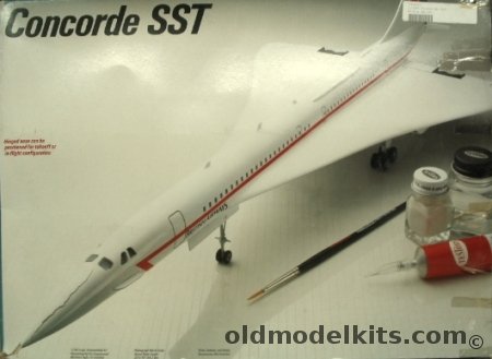 Testors 1/100 Concorde SST British Airways or Air France, 597 plastic model kit